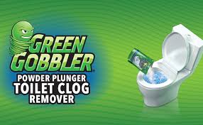 green gobbler toilet bowl clog remover