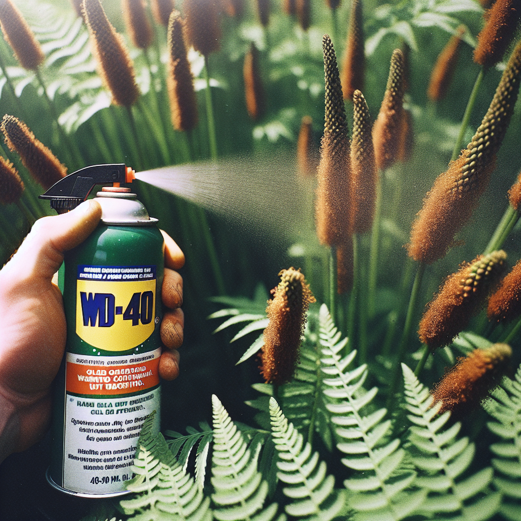 killing horsetail with WD 40