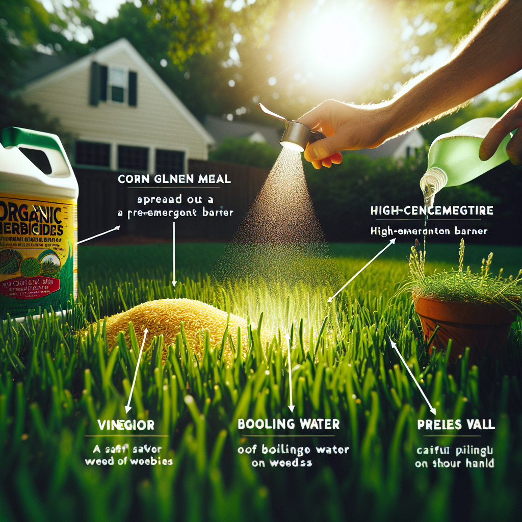 organic weed killer centipede grass