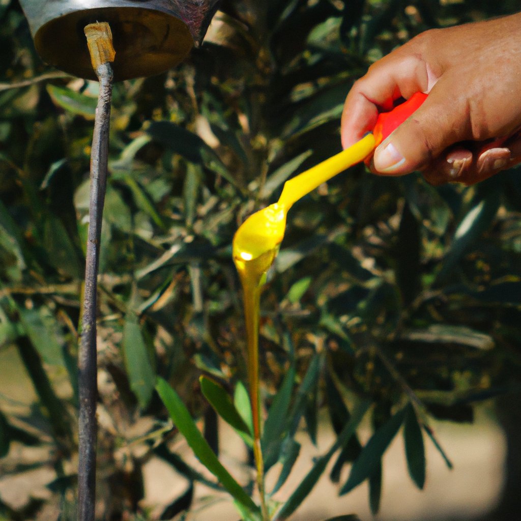 dumping cooking oil on plants